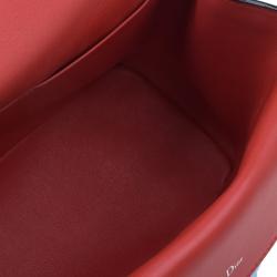 Pre Owned حقيبة ديور بي ديور جلد عجل أزرق صغيرة 