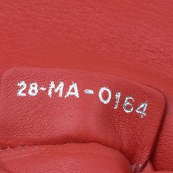 Pre Owned حقيبة ديور بي ديور جلد عجل أزرق صغيرة 