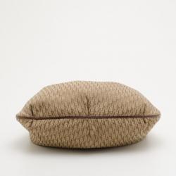 Pre Owned Christian Dior Brown Logo Hobo