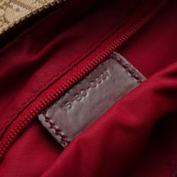 Pre Owned Christian Dior Brown Logo Hobo