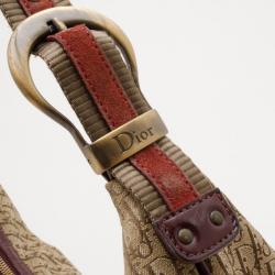 Pre Owned Christian Dior Brown Logo Hobo