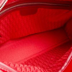 مملوكة مسبقًا Christian Dior Red Patent Medium Lady Dior Bag