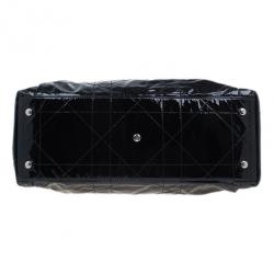 Pre Owned Dior Black Patent Medium Le Trente Hobo