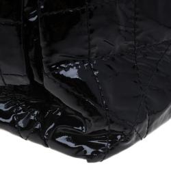 Pre Owned Dior Black Patent Medium Le Trente Hobo