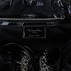 Pre Owned Dior Black Patent Medium Le Trente Hobo