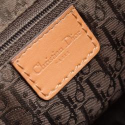 Pre Owned Christian Dior Tan Leather 'Street Chic' Hobo