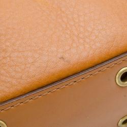 Pre Owned Christian Dior Tan Leather 'Street Chic' Hobo