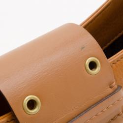 Pre Owned Christian Dior Tan Leather 'Street Chic' Hobo