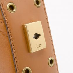 Pre Owned Christian Dior Tan Leather 'Street Chic' Hobo