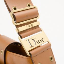 Pre Owned Christian Dior Tan Leather 'Street Chic' Hobo