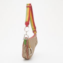 Pre Owned Dior Rasta Collection Saddle Bag