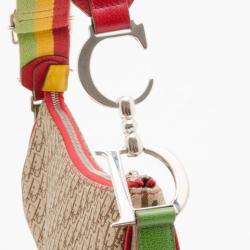 Pre Owned Dior Rasta Collection Saddle Bag