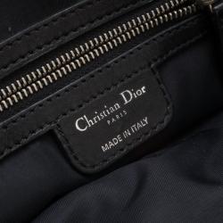 Pre Owned Dior Quilted Satin Cannage Charming Lock Satchel