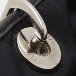 Pre Owned Dior Quilted Satin Cannage Charming Lock Satchel