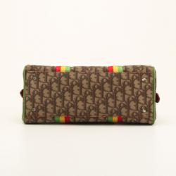 Pre Owned Dior 'Rasta' Collection Boston Bag