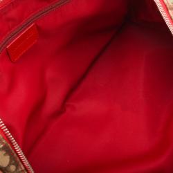 Pre Owned Dior 'Rasta' Collection Boston Bag