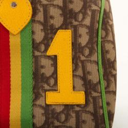 Pre Owned Dior 'Rasta' Collection Boston Bag