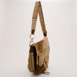 Pre Owned Dior Calf Hair Saddle Messenger Bag