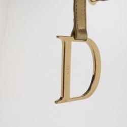 Pre Owned Dior Grey Sequins Limited Edition Saddle Bag