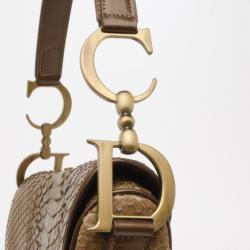 Pre Owned Dior Python Saddle Bag