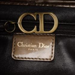 Pre Owned Dior Python Saddle Bag