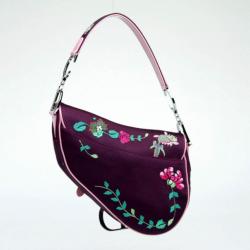 Dior Limited Edition Embroidered Saddle Bag