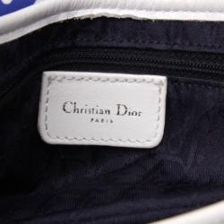 Pre Owned Dior Flower Print Saddle Bag