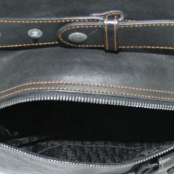 Pre Owned Dior Gaucho Double Flap Saddle Bag