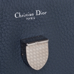 مملوكة مسبقًا Dior Grey Pebbled Leather Medium Diorever Tote 