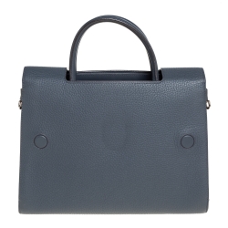 مملوكة مسبقًا Dior Grey Pebbled Leather Medium Diorever Tote 