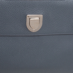 مملوكة مسبقًا Dior Grey Pebbled Leather Medium Diorever Tote 