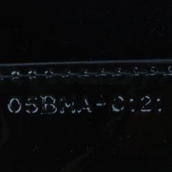 Pre Owned حقيبة يد ديور ليدي ديور جلد لامع سوداء كبيرة