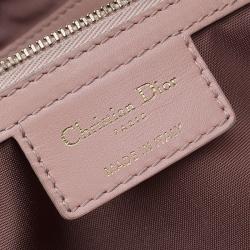 Pre Owned حقيبة ديور باناريا شوبر كانفاس وردي مقوى متوسطة