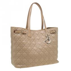 Pre Owned حقيبة ديور شوبر باناريا كانفاس بيج مقوى متوسطة