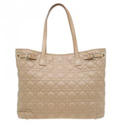 Pre Owned حقيبة ديور شوبر باناريا كانفاس بيج مقوى متوسطة