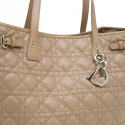 Pre Owned حقيبة ديور شوبر باناريا كانفاس بيج مقوى متوسطة