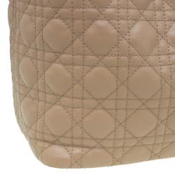 Pre Owned حقيبة ديور شوبر باناريا كانفاس بيج مقوى متوسطة