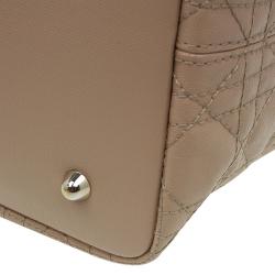 Pre Owned حقيبة ديور شوبر باناريا كانفاس بيج مقوى متوسطة