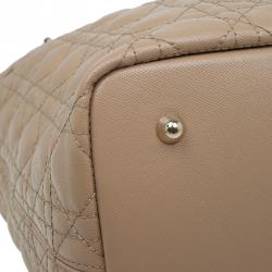 Pre Owned حقيبة ديور شوبر باناريا كانفاس بيج مقوى متوسطة