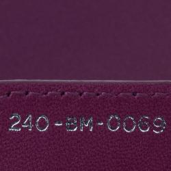 Pre Owned حقيبة كلتش ديور كاناج ساتان بنفسجي