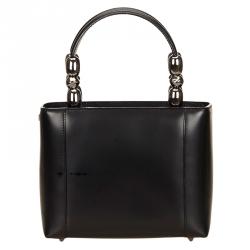 مملوكة مسبقًا Dior Black Leather Malice Tote Bag