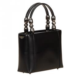 مملوكة مسبقًا Dior Black Leather Malice Tote Bag