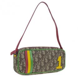 Pre Owned Dior Monogram Canvas Rasta 1 Trotter Pochette