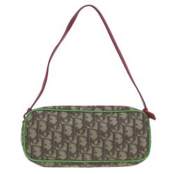 Pre Owned Dior Monogram Canvas Rasta 1 Trotter Pochette