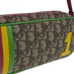 Pre Owned Dior Monogram Canvas Rasta 1 Trotter Pochette