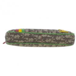 Pre Owned Dior Monogram Canvas Rasta 1 Trotter Pochette