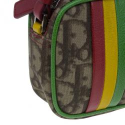 Pre Owned Dior Monogram Canvas Rasta 1 Trotter Pochette