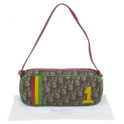 Pre Owned Dior Monogram Canvas Rasta 1 Trotter Pochette
