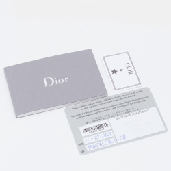 Pre Owned Dior Beige Velvet Mini Saddle Bag