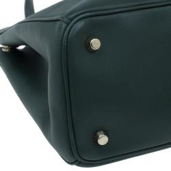 Pre Owned حقيبة توت شوبر ديور ديوريسيمو جلد أخضر كبيرة